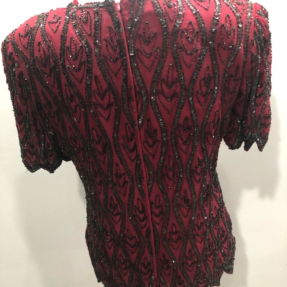 Vintage Beaded Blouse - Picture 2 of 7